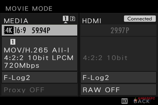 X-H2 có thể quay phim 4K60p và 4K120p