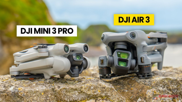Mini 3 Pro sẽ có kích thước lúc gập nhỏ gọn hơn DJI AIr 3