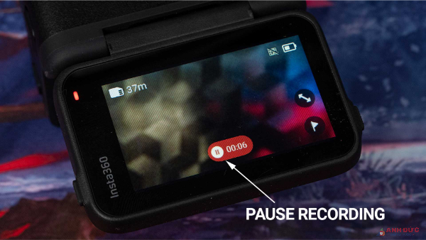 Tính năng Pause/Resume Recording sẽ cho phép quay nhiều cảnh trong một tệp