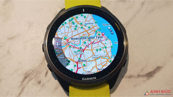 Đồng hồ có khả năng bắt tín hiệu GPS rất nhanh chỉ sau vài giây và có độ chính xác cao