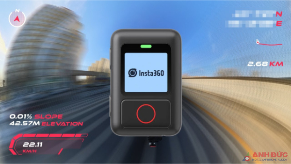 Insta360 Ace Pro có thể lấy dữ liệu từ phụ kiện cung cấp dữ liệu GPS