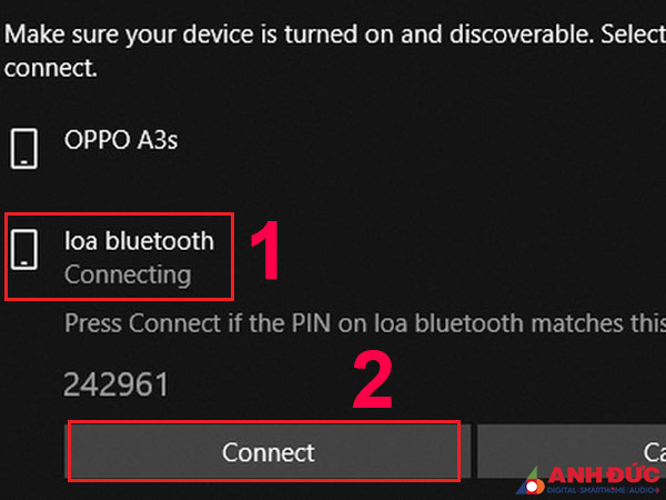 kết nối laptop với loa bluetooth