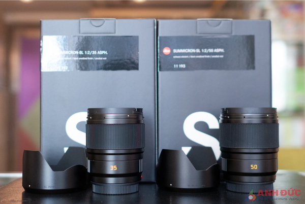 Bộ đôi ống kính Leica Summicron-SL 35mm f/2 ASPH và 50mm f/2 ASPH