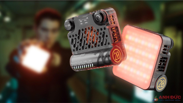 Đánh giá Zhiyun Fiveray M20C – Đèn LED bỏ túi hoàn hảo cho việc quay phim