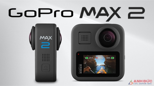 GoPro Max 2 có thể sử dụng 2 cảm biến 1/1.7-inch như trên Hero 12 Black cùng bộ xử lý GP2