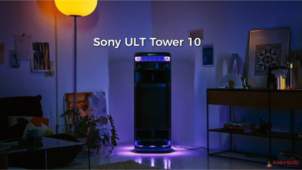 Sony ULT Tower 10 là dòng loa tháp công suất lớn cho các buổi tiệc đông người