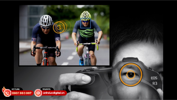 Canon EOS R1 có thể có khả năng lấy nét theo chuyển động mắt (Eye-control Focus)