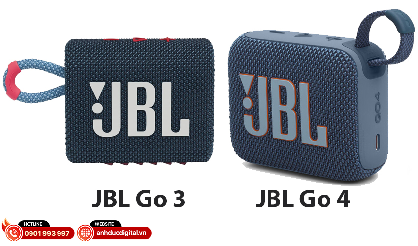 So sánh loa JBL Go 4 với JBL Go 3