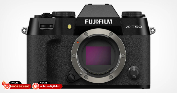 Fujifilm X-T50 được trang bị bộ cảm biến X-Trans CMOS 5 HR và bộ xử lý hình ảnh X-Processor 5
